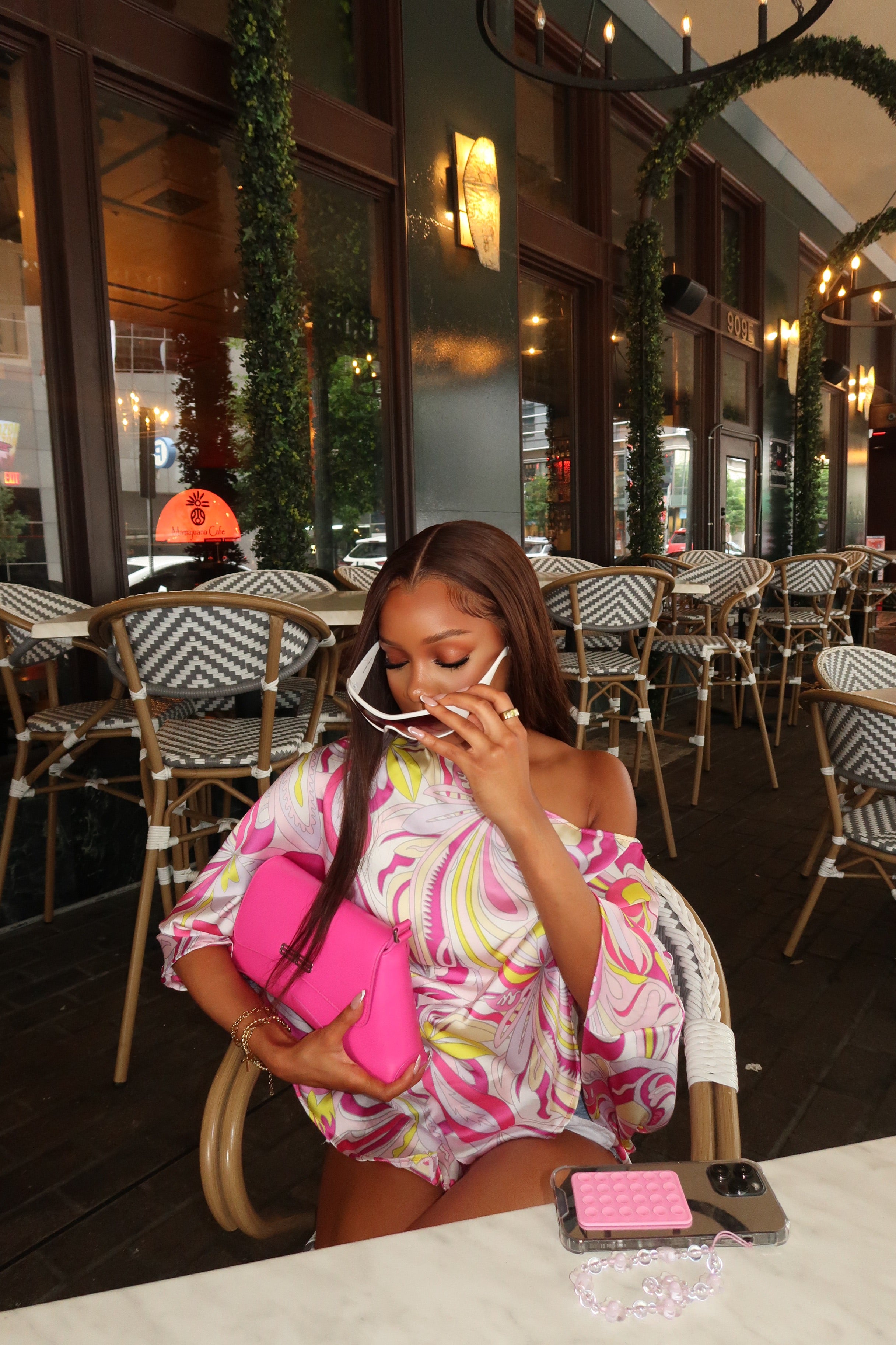 Riviera Poncho - Pink