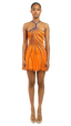 Sunset Orange Pixi Dress
