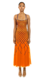 Sunset Orange Toni Dress
