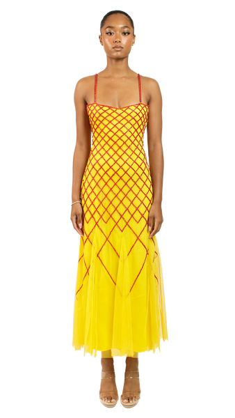 Amalfi Yellow Toni Dress – NADI